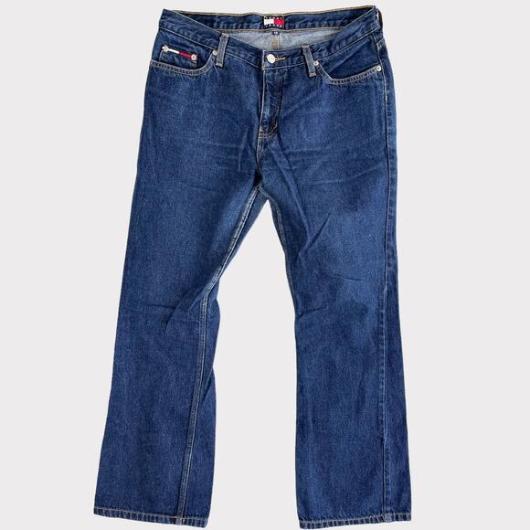 Vintage 1990's Tommy Jeans Tommy Hilfiger Size 13 Blue Denim Vintage Jeans - Picture 1 of 8